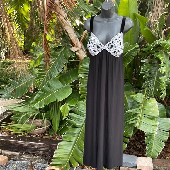 Soma | Intimates & Sleepwear | Soma Lace Padded Cup Nightgown Or Slipped  Dress | Poshmark